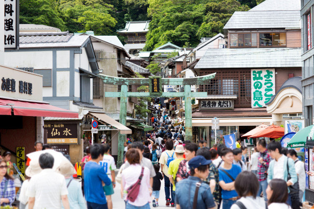 江の島弁財天仲見世通り【藤沢市】
